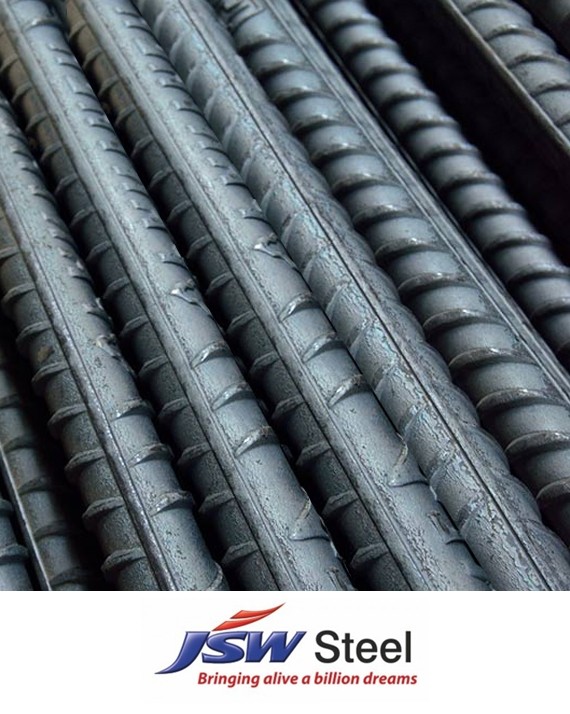 Fe-550 Grade JSW TMT Bar - 16mm